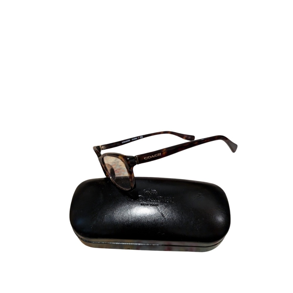 Coach Womens Eyeglasses HC 6089 5120 Dark Tortoise Square Frame 51-16-135 12150